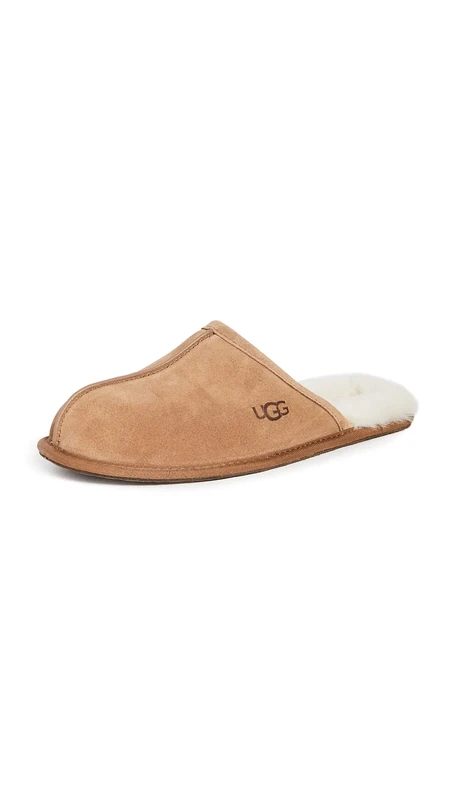 UGG Men's Scuff Slipper, Chestnut, 6 UK