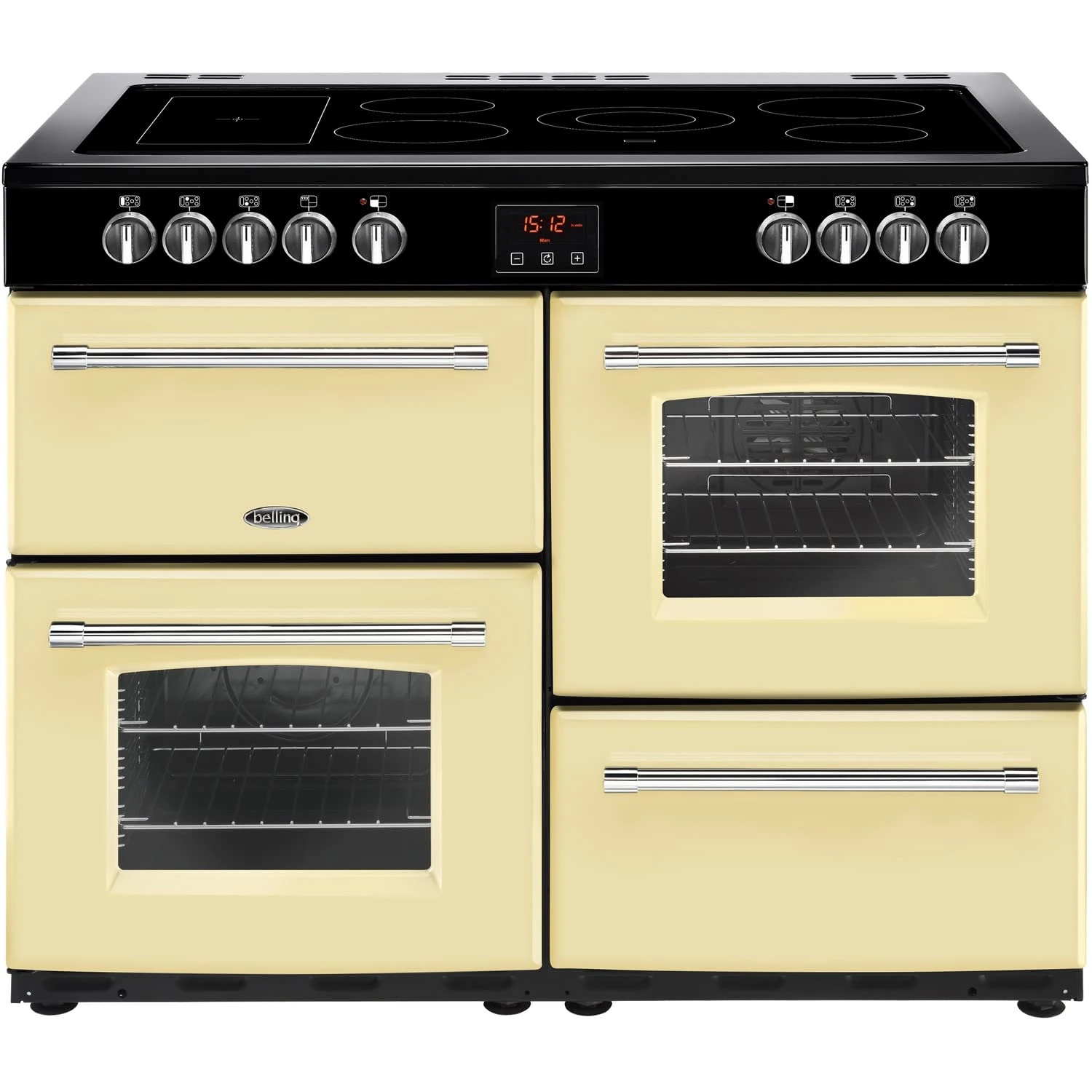 Belling Farmhouse 110E 110cm Electric Range Cooker - Cream