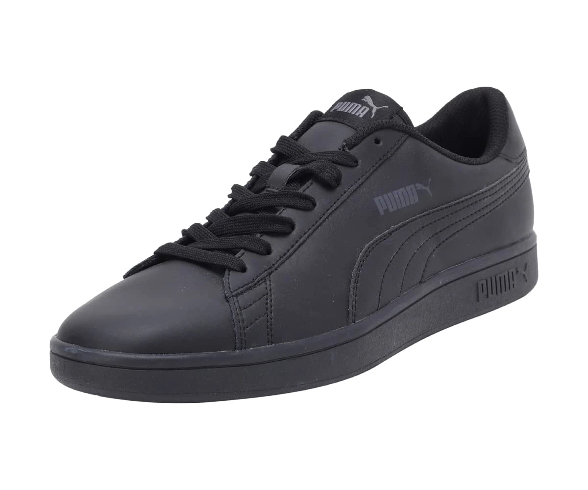 Puma Smash V2 L, Unisex Adults’ Low-Top Sneakers, Black (Puma Black-Puma 06), 9 UK (43 EU)
