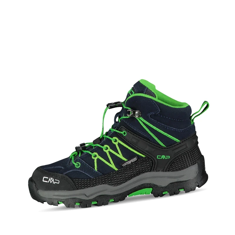 CMP Unisex Children's Rigel Mid Trekking Shoes WpTrekking Shoes, B Blue Gecko, 10 UK - Image 1