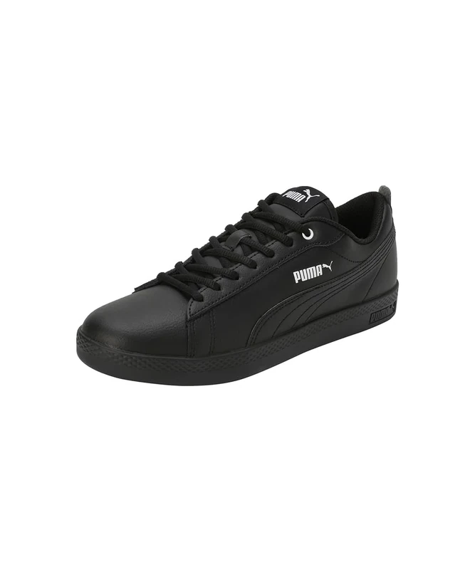 Puma Women Puma Smash Wns V2 L Sneakers, Puma Black-Puma Black, 6.5 UK