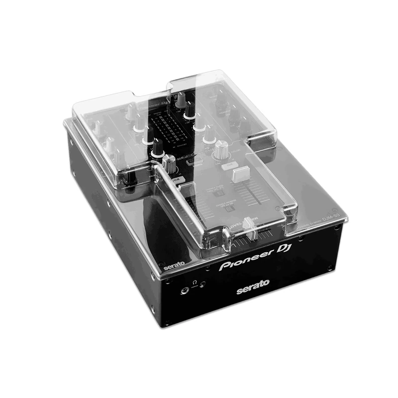 Decksaver Cover for Pioneer DJ DJM-S3 - Super-Durable Polycarbonate Protective lid in Smoked Clear Colour, Made in The UK - The DJs' Choice for Unbeatable Protection