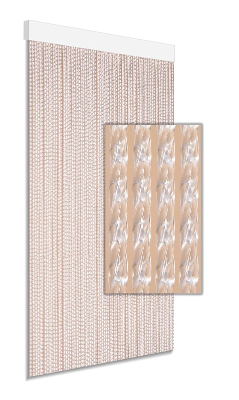 DEGOR Door curtain/fly curtain Milan White 90x210