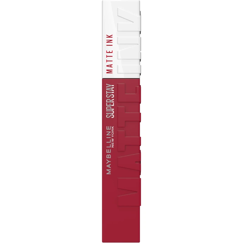 Maybelline Lipstick, Superstay Velvety Matte Ink Liquid Lipstick, Up to 16H Non Transferable, Vibrant Longlasting Finish, Non Drying, Shade: Nude 80 Ruler, 5ml