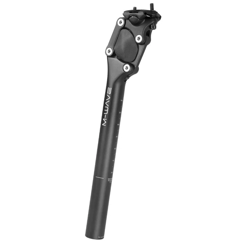 M-Wave Parallelogram suspension seat post 31.6 x 350 mm aluminium black