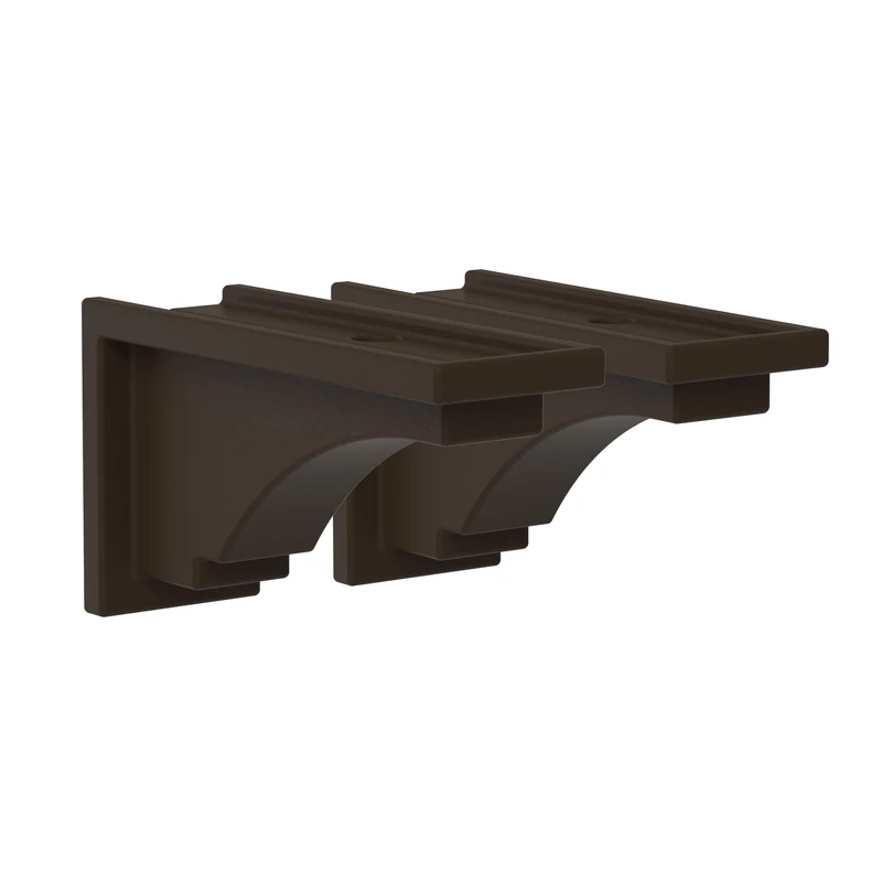 Mayne 5856-ES Fairfield Decorative Brackets (2 Pack), Espresso