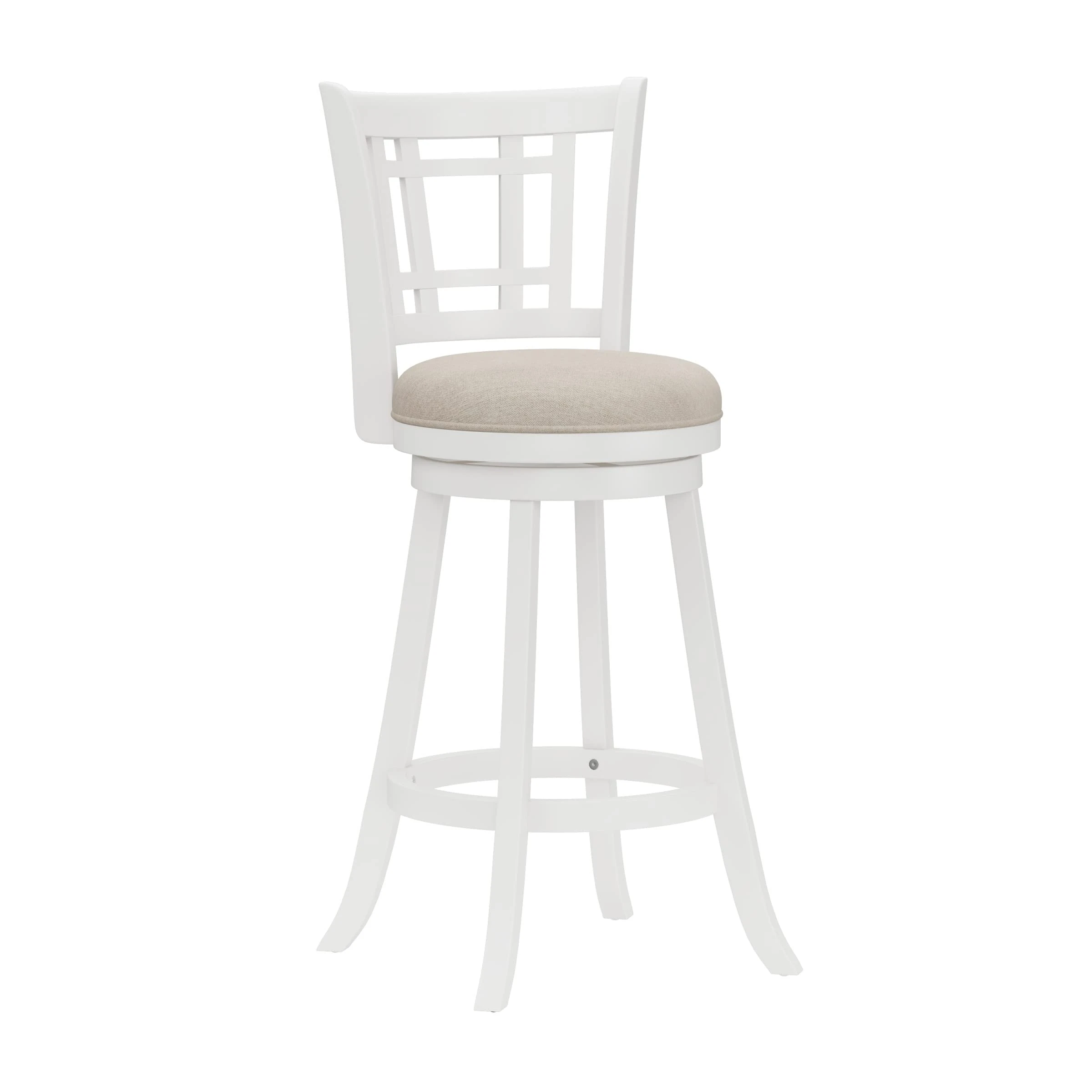 Hillsdale Furniture Fairfox Stool, Bar, White