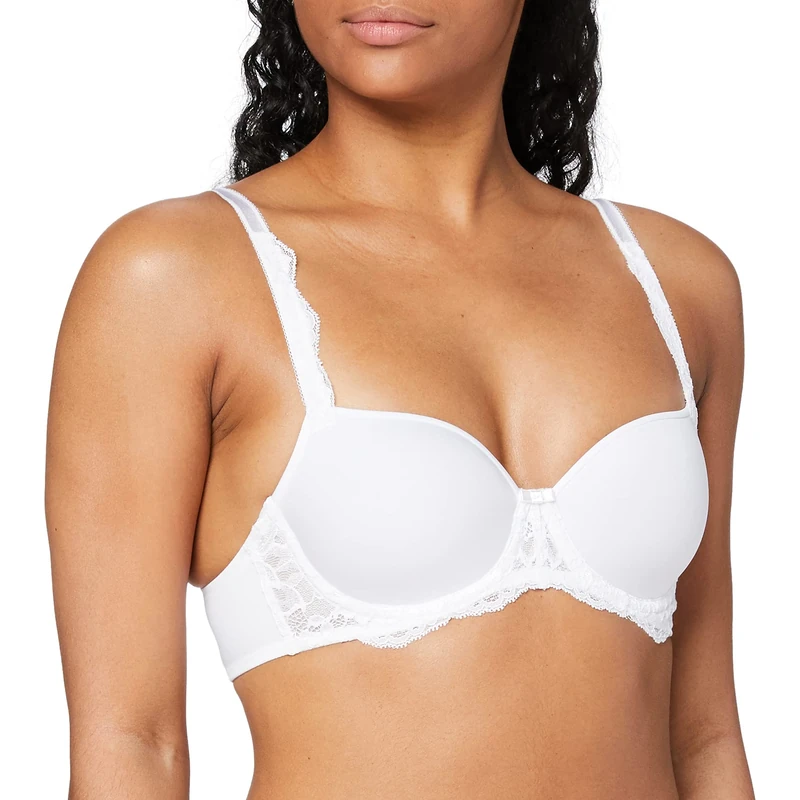 Triumph Women's Amourette Charm Wp Non-padded wired Bra, White (Blanc), 32DD (Manufacturer size: E070 EU/ E85 FR)