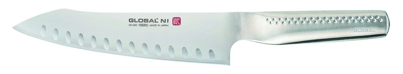 Global NI GN-002 Fluted 20cm Cook's Knife