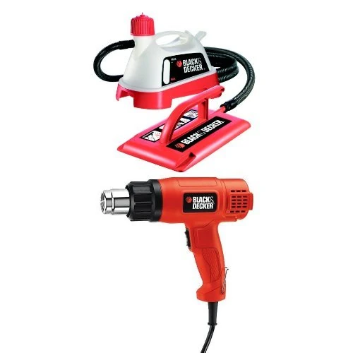 BLACK+DECKER KX3300T Wallpaper Stripper, 2400 W with KX1650-GB Heat Gun, 1750 W