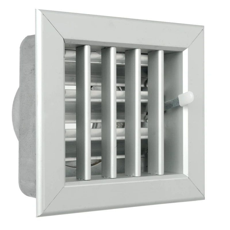 The gcsial1413100-y Ventilation Grill Built-in for Fireplaces, Aluminium, 140 x 130 mm