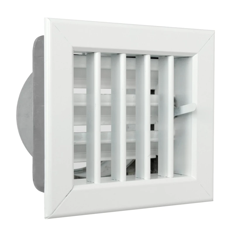 La Ventilazione GCSIB1413080 Built-in Ventilation Grille for fireplaces, White Aluminium, 140x130 mm