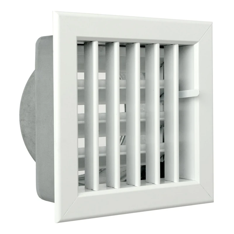 La Ventilazione GCSIB1615120 Recessed Ventilation Grille for Fireplaces, Aluminium White, 160x150 mm