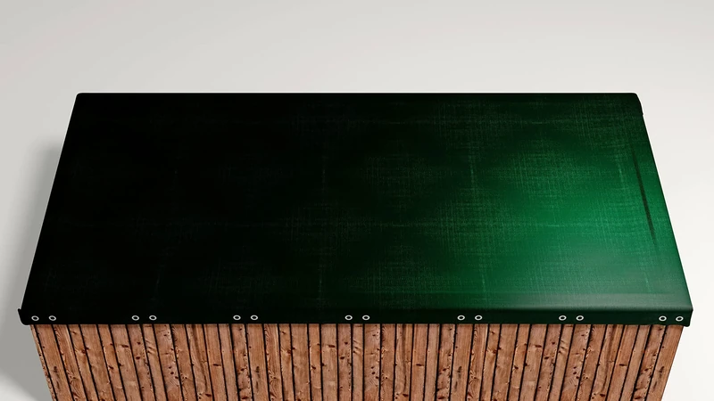 GRASEKAMP Qualität seit 1972 84337 Cover for Pool Square 800 x 400 cm Tarpaulin Dimensions 880 x 480 cm Summer Winter Green 800 x 400 cm