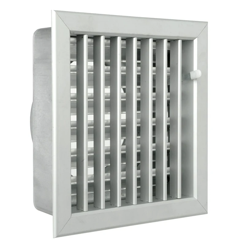 Ventilation GCSIAL2020140 Recessed Grid for Fireplaces, Aluminium, 200 x 200 mm
