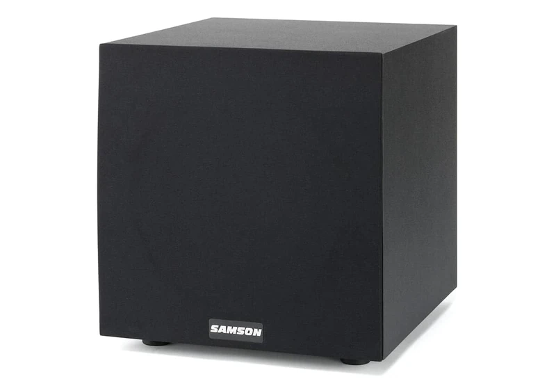 Samson MediaOne 10S Active Studio Subwoofer, music production, video, gaming, multimedia (UK-Version)
