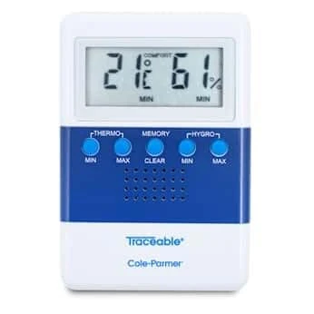Digi-Sense Traceable Thermohygrometer with Memory and Calibration