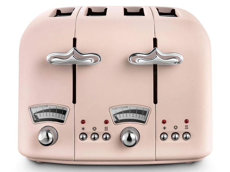 De'Longhi CT04PK Toaster, Plastic, Pink