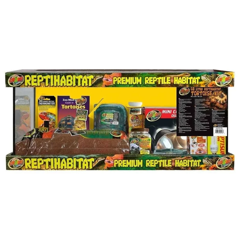 Zoo Med - Premium Reptile Habitat Terrestrial Turtle Kit - 68L