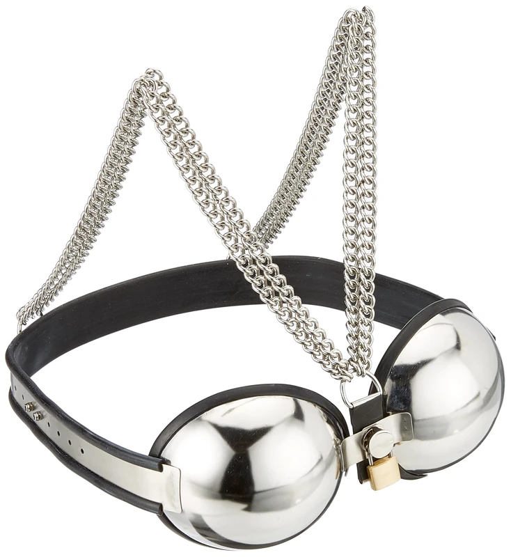 The Bondage Locker Unisex Fetish and Bondage Bra, Black