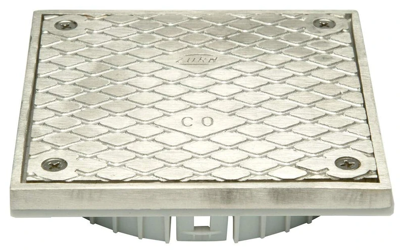 Zurn LC-CS06SS Square 6" x 6" Stainless Steel Cleanout Head Assembly