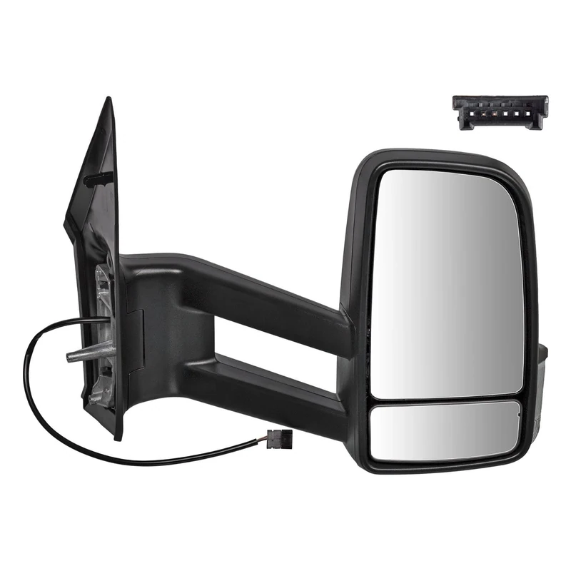 febi bilstein 101115 Mirror System Main Rear View Mirror and Wide-Angle Mirror , 1 piece