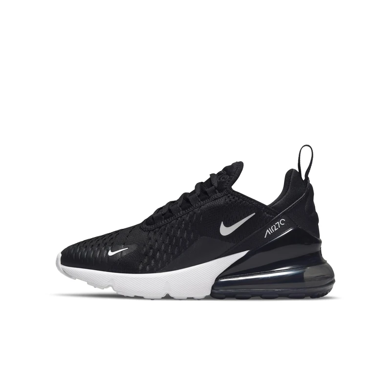 NIKE Men's Air Max 270 Sneaker, Black Black White Anthracite 001, 5.5 UK