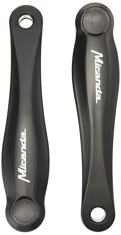 Miranda Unisex E-Bike Isis E Cranks Beta Style, Black, 175 mm