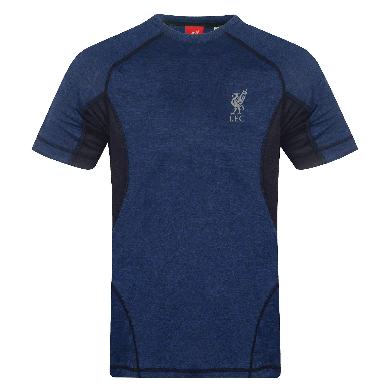 Liverpool FC Official Gift Mens Poly T-Shirt Royal LFC Medium