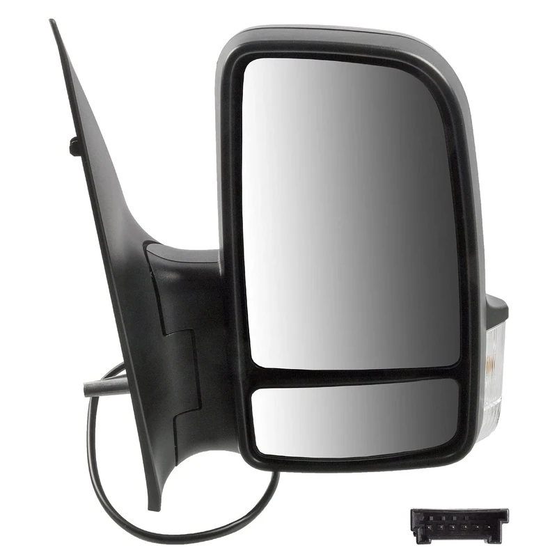 febi bilstein 101112 Mirror System Main Rear View Mirror and Wide-Angle Mirror , 1 piece
