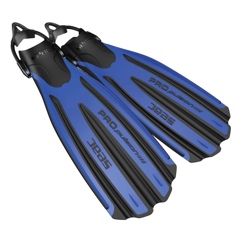 Seac Sub Propulsion S SCUBA Diving Fins, Sling Strap, Open Heel, High Performance (Made in Italy), blue, 6.5/8.5UK