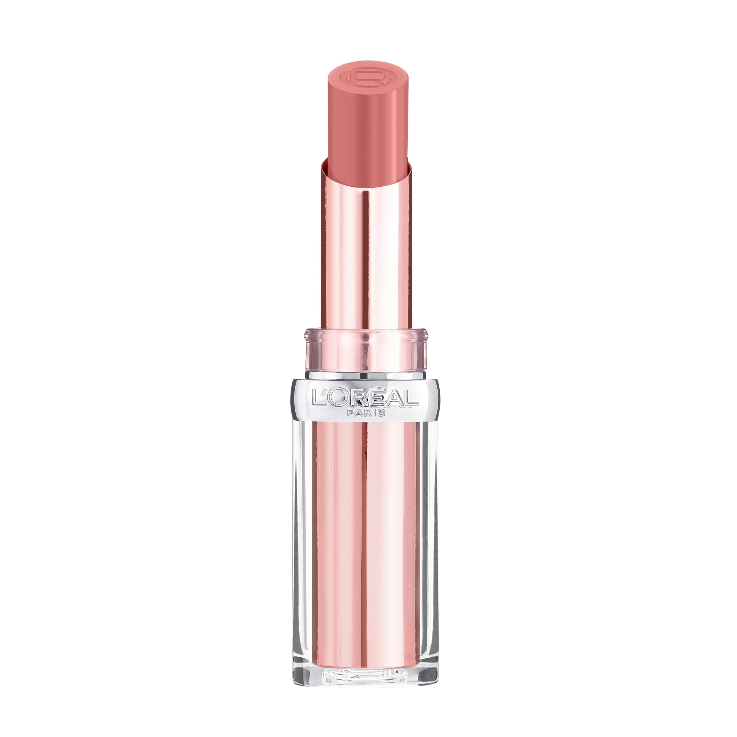 L'Oreal Paris Lipstick, Balm-In-Lipstick, Lip & Cheek Tint, Hydrating & Smooth, Natural-Looking Shiny Finish, Glow Paradise, 112 Pastel Exaltation