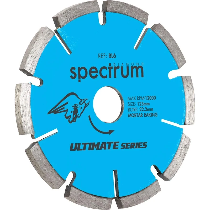 Spectrum Ultimate + Dia Blade Mortar Raking - 115/22.23mm
