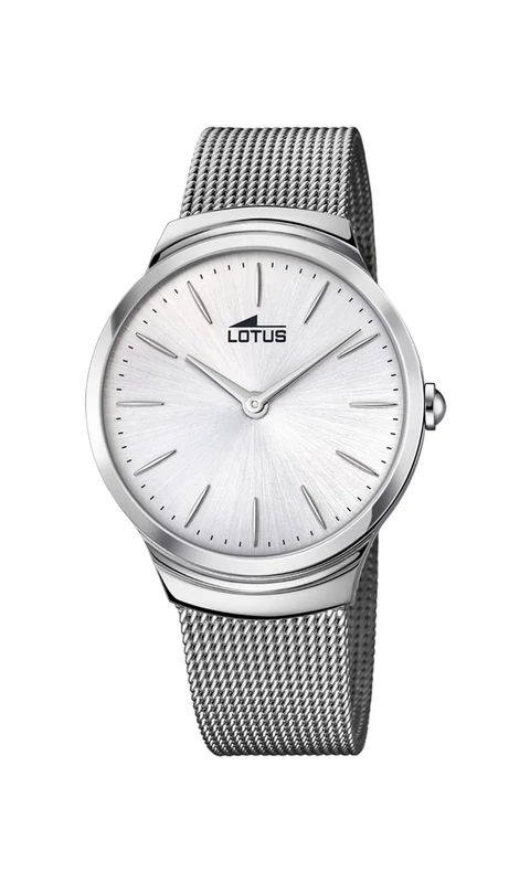 Lotus Watches Mens Quartz Watch, Analogue Classic Display and Stainless Steel Strap 18493/1