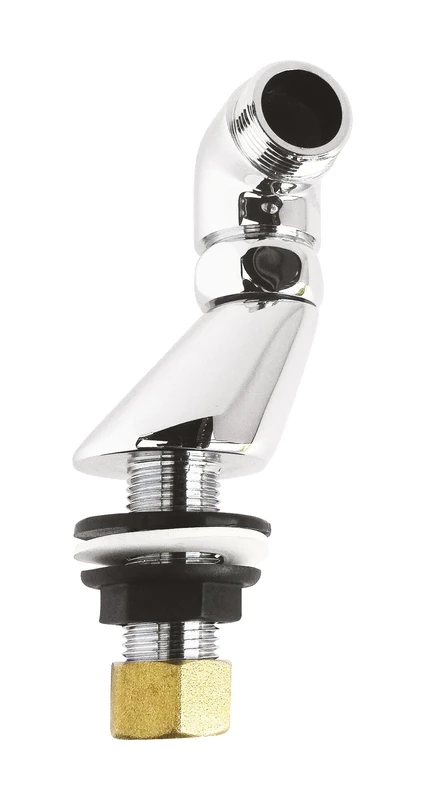 Somatherm // 389-20 Chrome-Plated Connector on Off-Centre Throat 22 mm 20/27, Grey