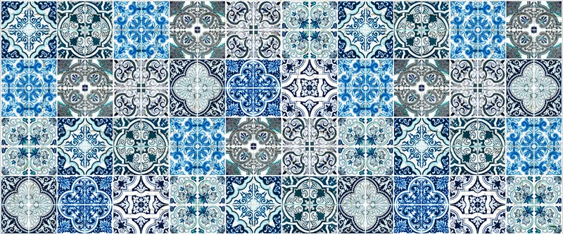 Vilber Great Chef Lisbon Carpet 75x180x0.2 cm blue - Image 1