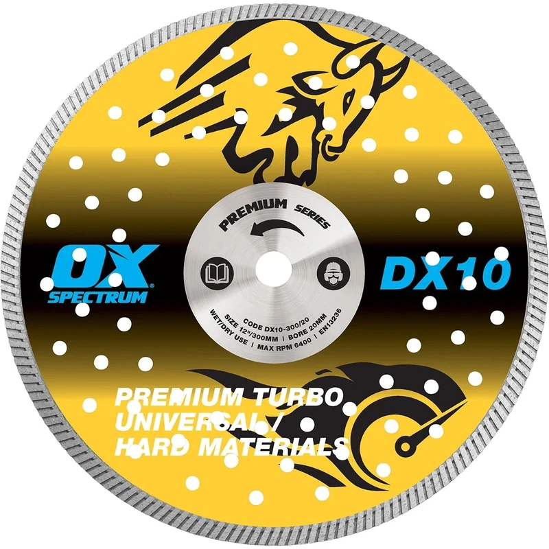 OX Spectrum Premium Diamond Blade - Universal/Hard - 350/25.4mm