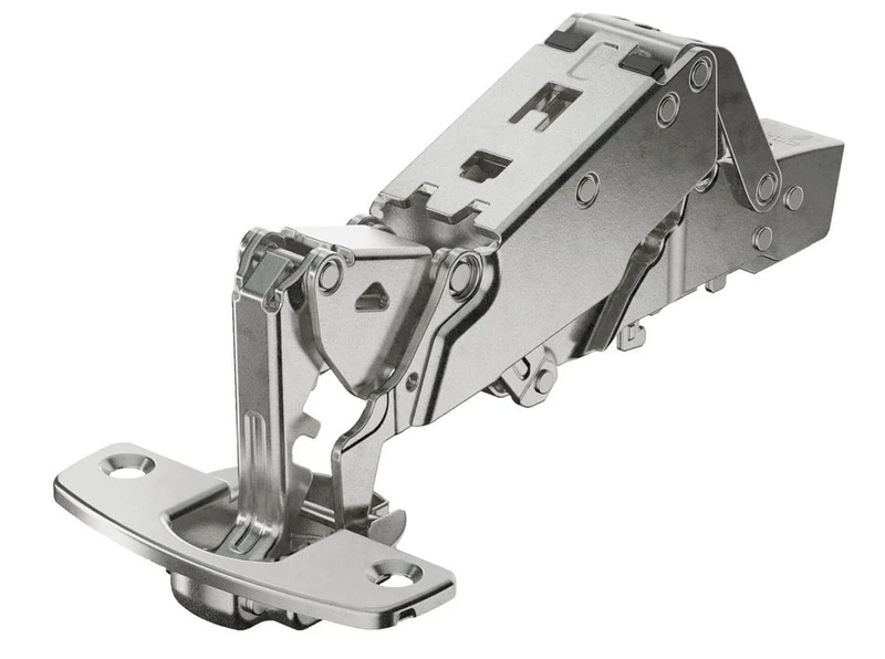 Hettich 6802200029 I-Sensys 8657i Quick Mount Hidden Hinge with Integrated Silent System, Opening Angle 165, Nickel Plated Steel