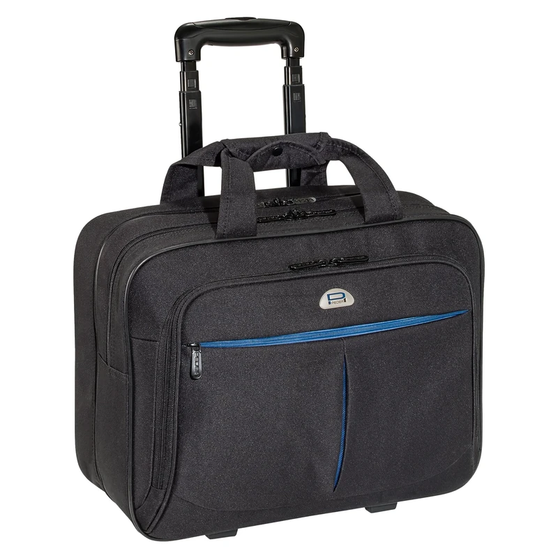 PEDEA business trolley "Premium Air" rolling case for laptops up to 17.3 inches (43.9 cm) with overnight compartment, black