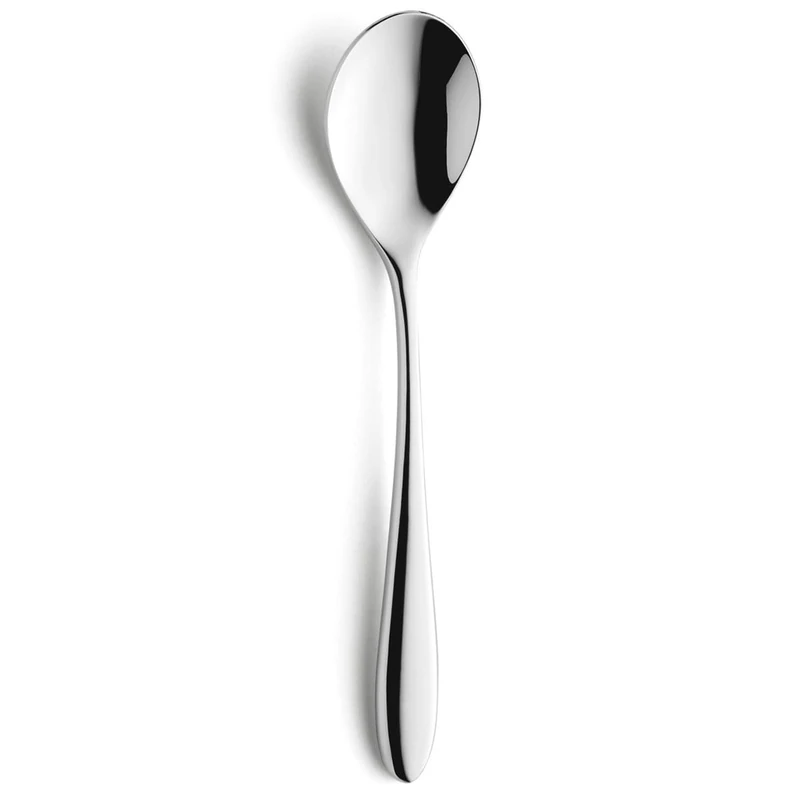 Amefa Cuba Box of 12 Stainless Steel Dessert Spoons 19.8 cm-2.5 mm Steel
