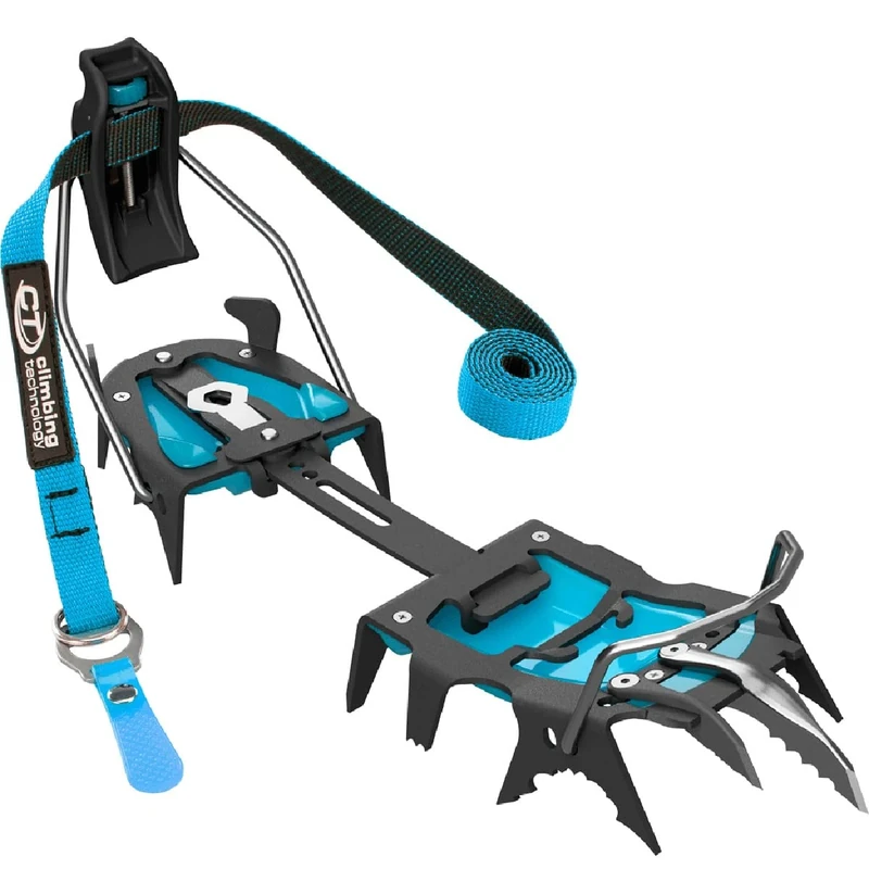 Climbing Technology Hyper-Spike, Unisex Crampon - Adult, Blue, Adjustable Size