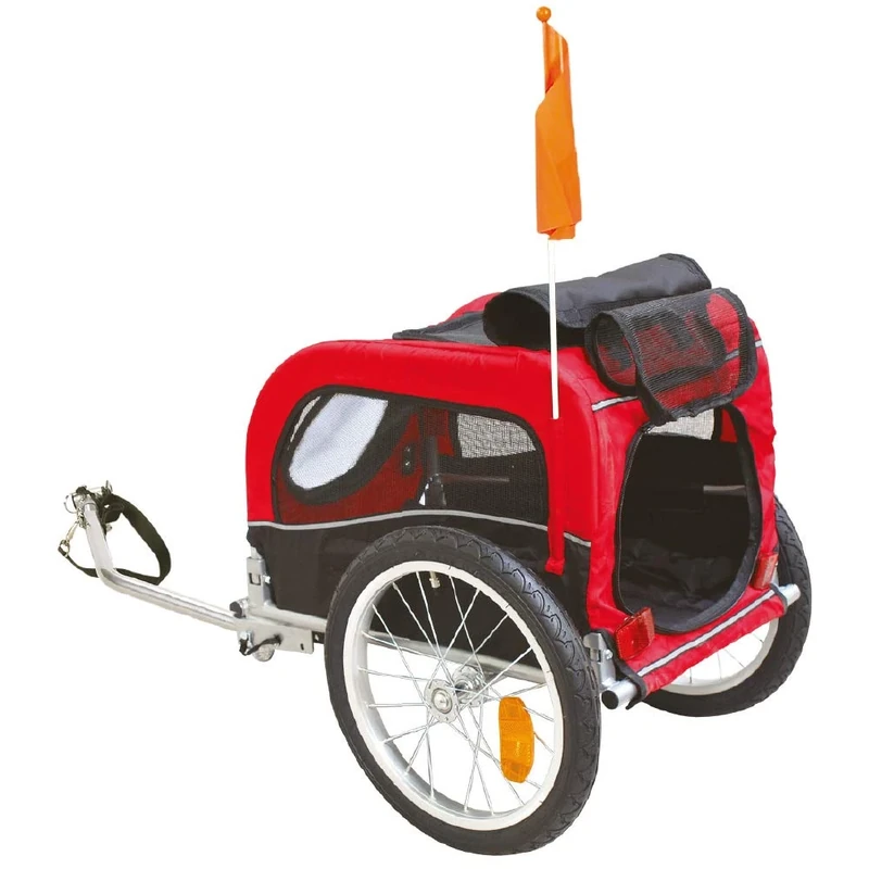 Croci Cargo Bike - Bicycle Trailer and Dog Stroller - Practical Spacious and Comfortable Bicycle Dog Carrier - 119 cm long for dogs weighing up to 30 kg