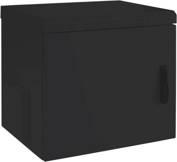 LOGON RWMIP55W16U60B Wall Mounted Rack 16U Black Shelves (Rack Mounted on the Wall, 16U, Steel, Black, 48.3 cm (19"), IP55)