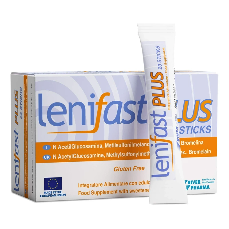 River Pharma Food Supplement Lenifast Plus, 20 Pieces