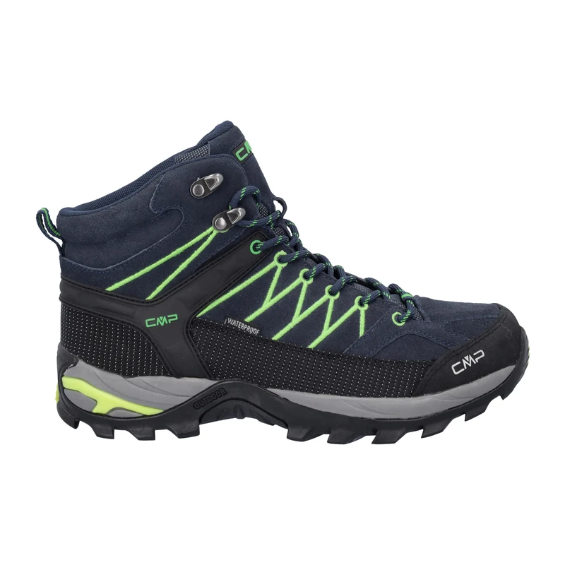 CMP Men's Rigel Mid Trekking Shoe Wp Trekking Shoes, Blue B Blue Gecko 51ak, 12 UK