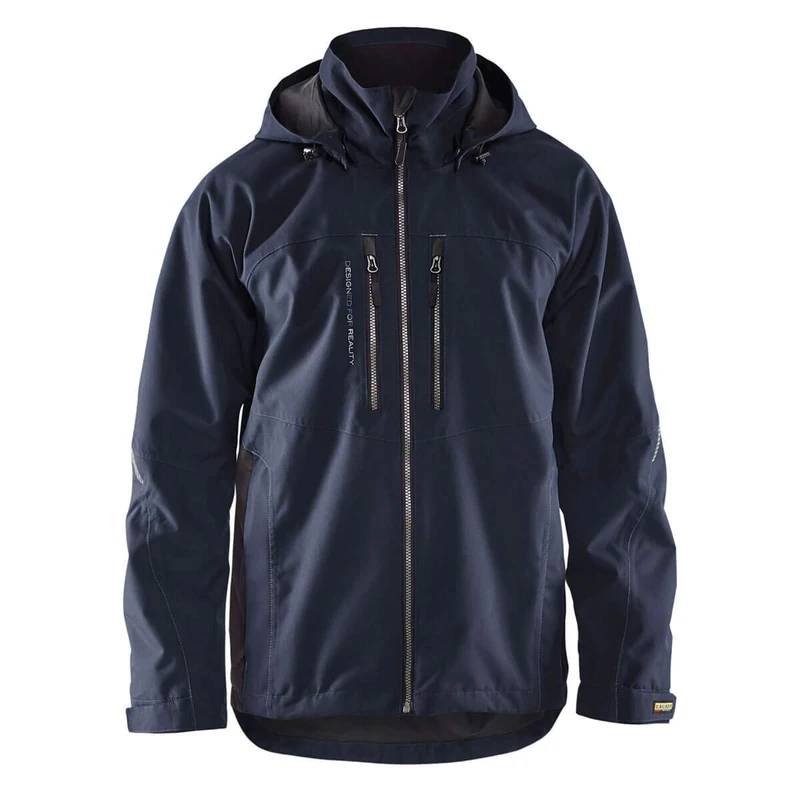 Blakläder 489019778699L Lined Functional Jacket, Dark Navy Blue/Black, Large