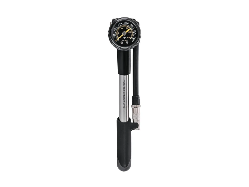 Topeak 360 PSI/24.8 Bar Pocket Shock DXG Dial Gauge, Silver