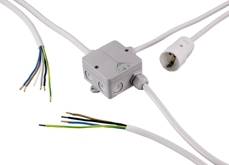 Sanitop-Wingenroth 28039 6 Distribution, Mounting Aid Electrical Appliances Connection Box, Energy Distributor Kitchen, Verteilerbox für den Küchenanschluss