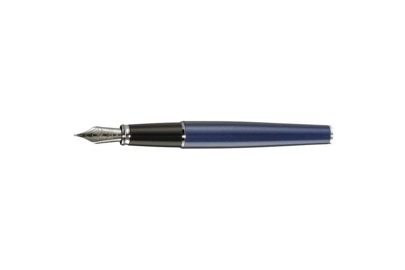 Diplomat Excellence A2 Fountain Pen with Steel Fine Nib - Midnight Blue/Chrome