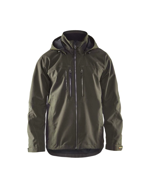 Blakläder 489019774599X-Small Lined Functional Jacket, Dark Olive Green/Black, X-Small